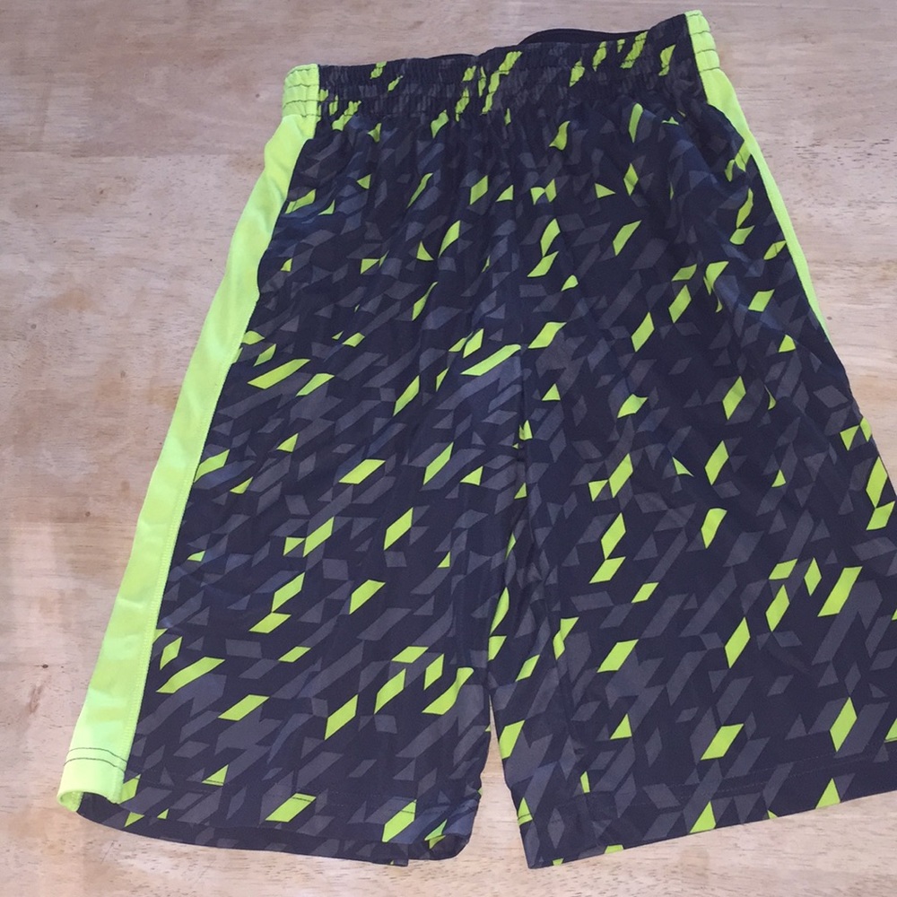 Green and black boys shorts